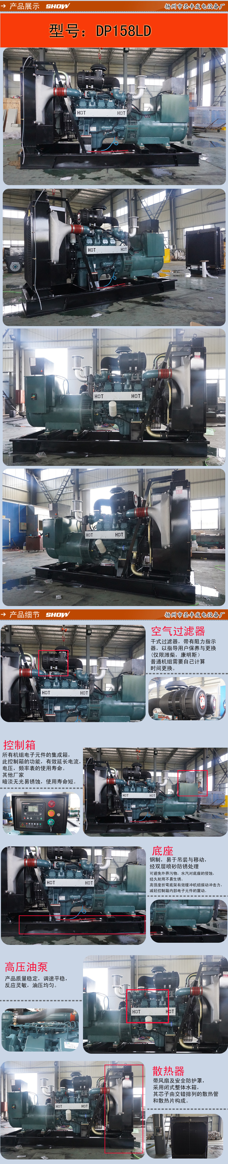 DP158LD发电机详情